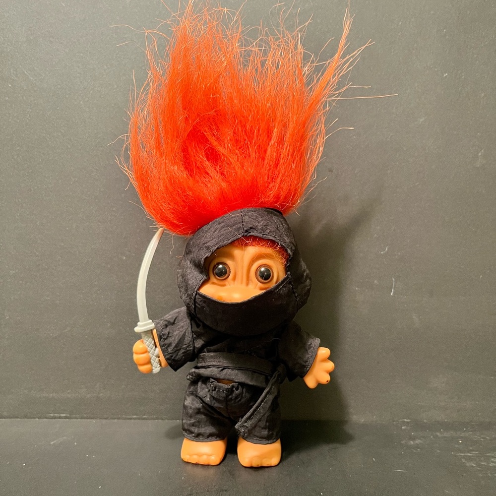 Vintage Troll Ninja Doll